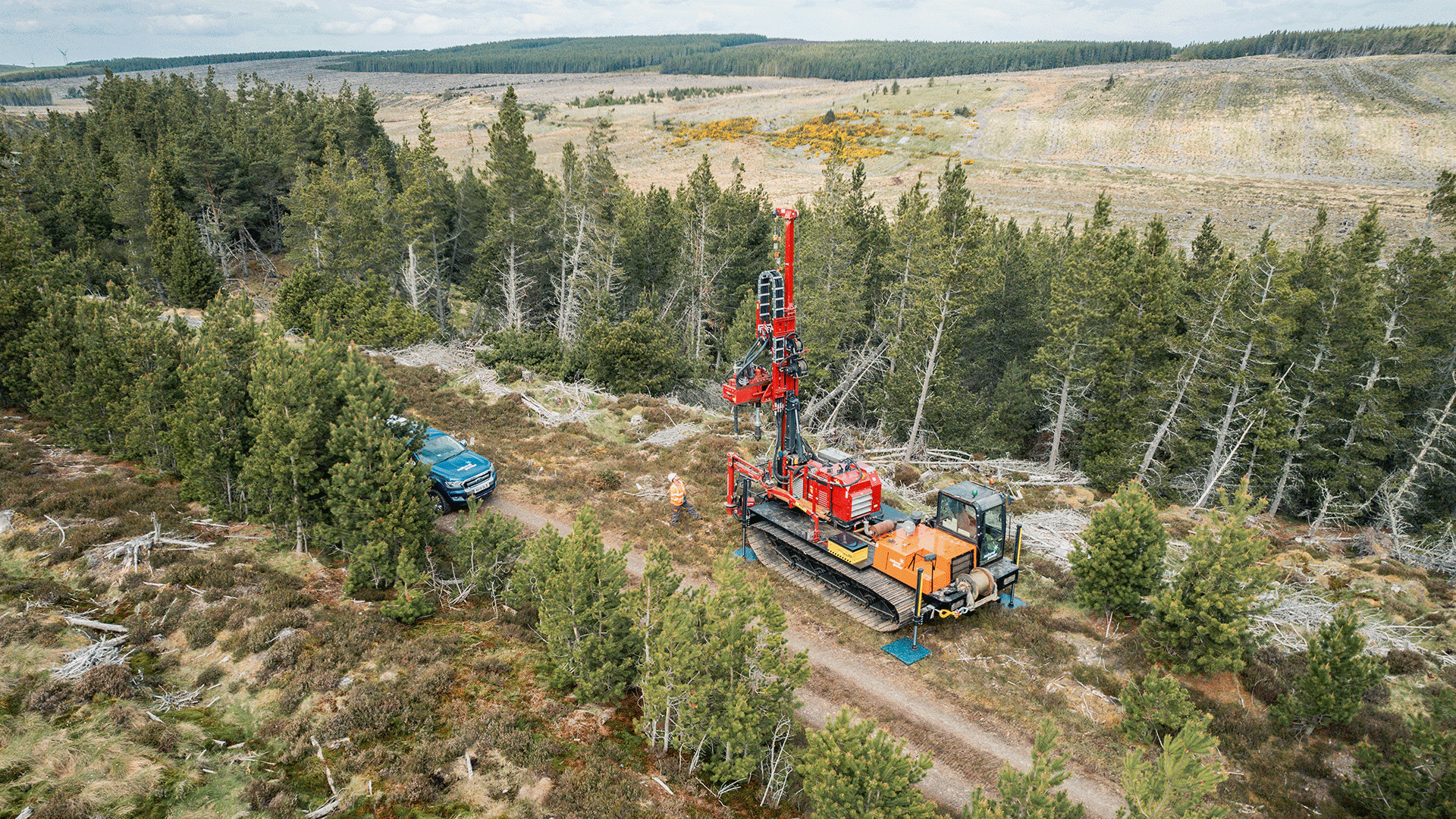 Natural Power's sonic drill rig